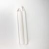 White Taper Candle