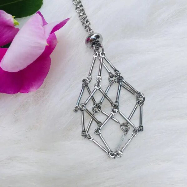 Adjustable Silver Crystal Jewelry Holder