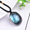 Labradorite Crystal Pendant