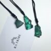 Malachite Crystal Pendant