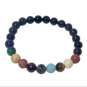 Eight Planets Crystal Bracelet