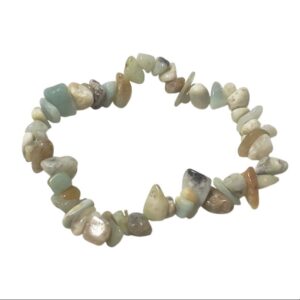Amazonite Chip Crystal Bracelet