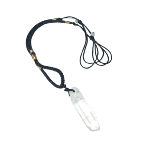 Clear Quartz Pointed Crystal Pendant