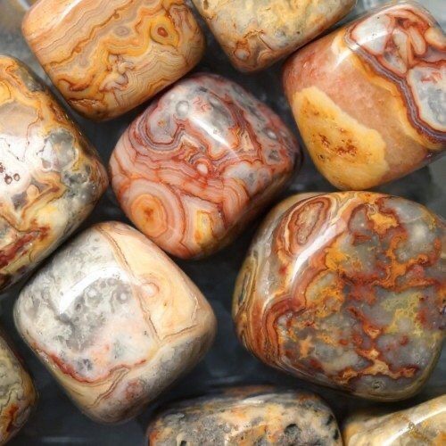 Crazy Lace Agate Tumbled Crystal 2 Crazy Lace Agate Tumbled Crystal