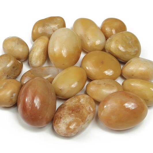 Yellow Jade Tumbled Crystal 2 Yellow Jade Tumbled Crystal