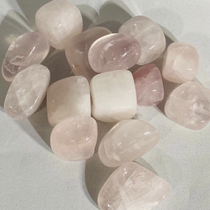 Rose Quartz Tumbled Crystal 2 Rose Quartz Tumbled Crystal