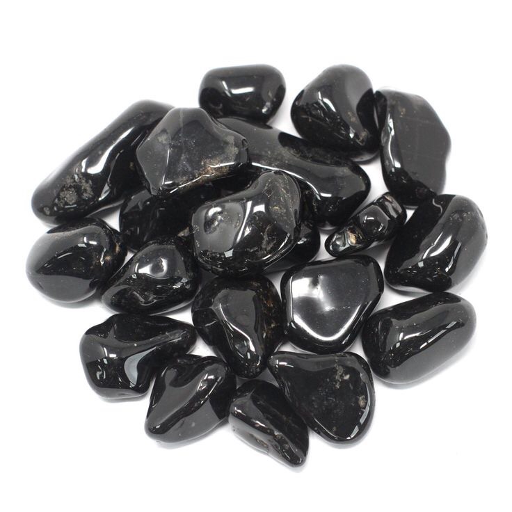 Black Obsidian Tumbled Crystal 2 Black Obsidian Tumbled Crystal