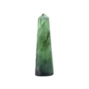 Green Fluorite Crystal Tower