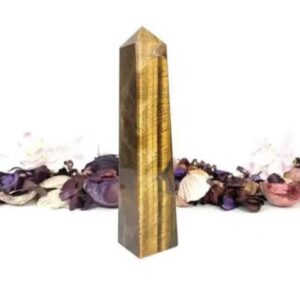 Tiger Eye Crystal Tower