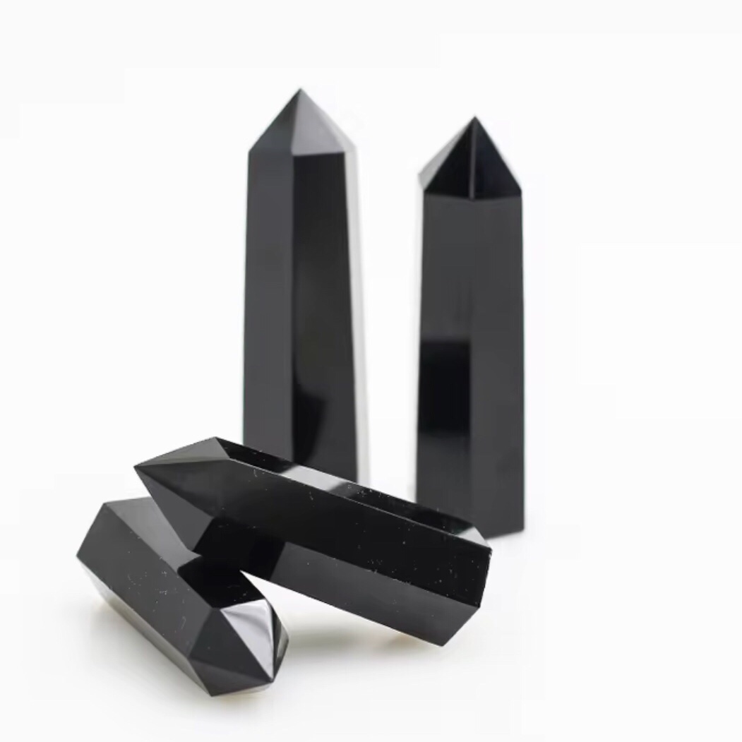 Black Tourmaline Crystal Tower 2 Black Tourmaline Crystal Tower