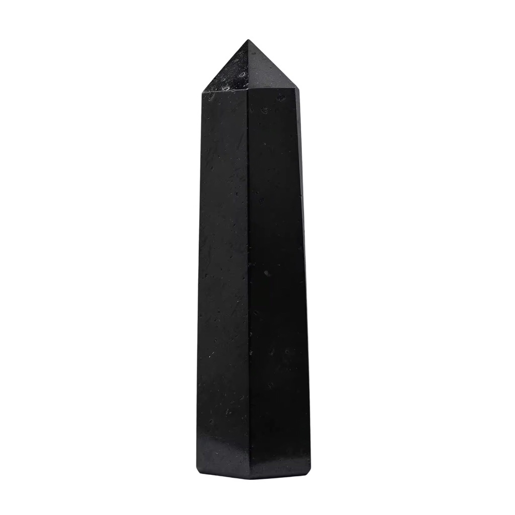 Black Tourmaline Crystal Tower 1 Black Tourmaline Crystal Tower