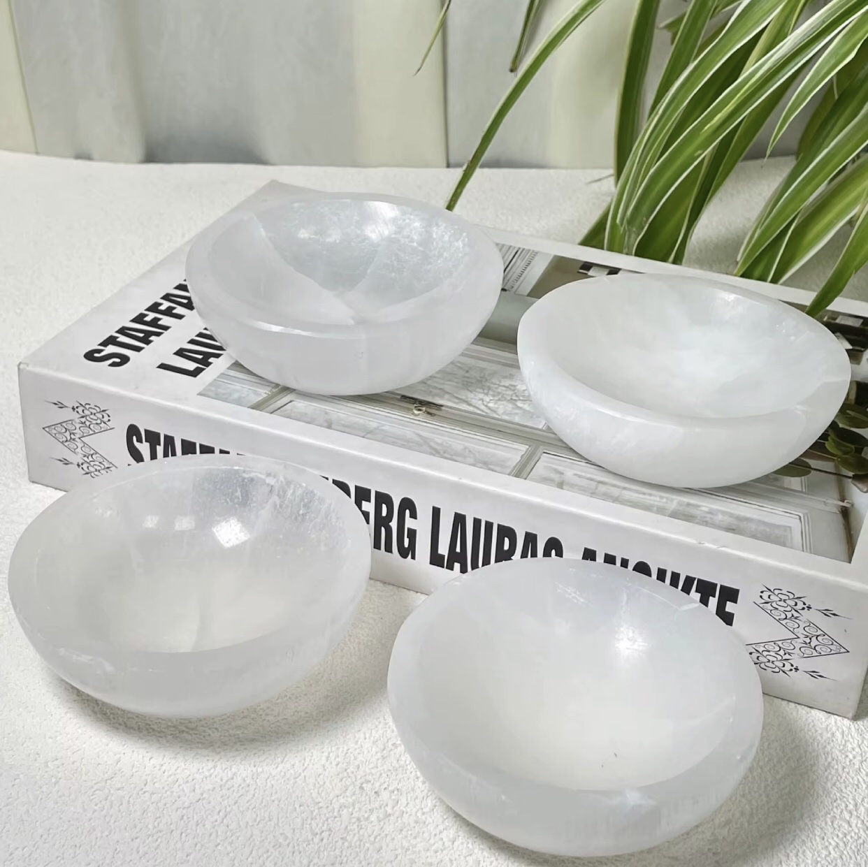 Selenite Crystal Bowl 6 Selenite Crystal Bowl