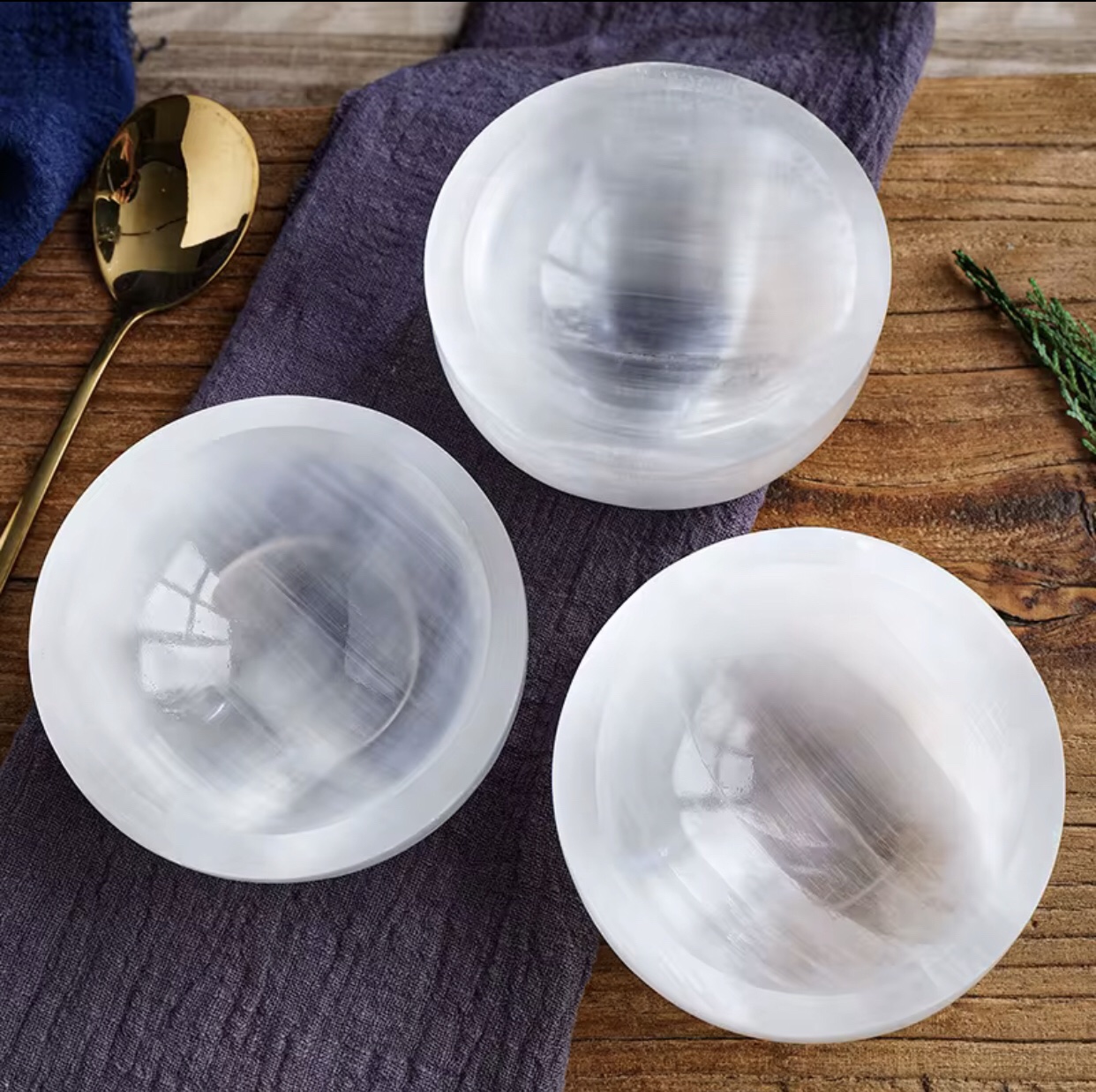Selenite Crystal Bowl 7 Selenite Crystal Bowl