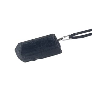 Black Tourmaline Crystal Pendant