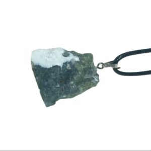 Moss Agate Crystal Pendant