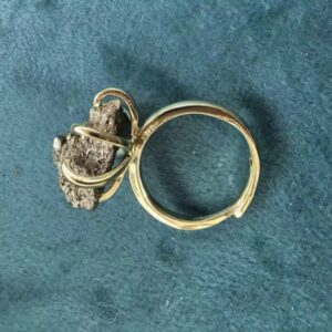 Pyrite Crystal Ring