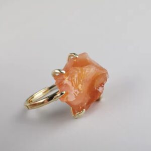 Carnelian Crystal Ring